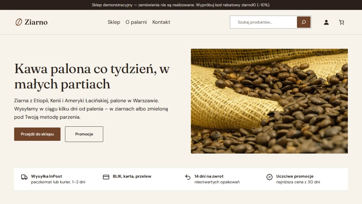 Strona główna sklepu Ziarno